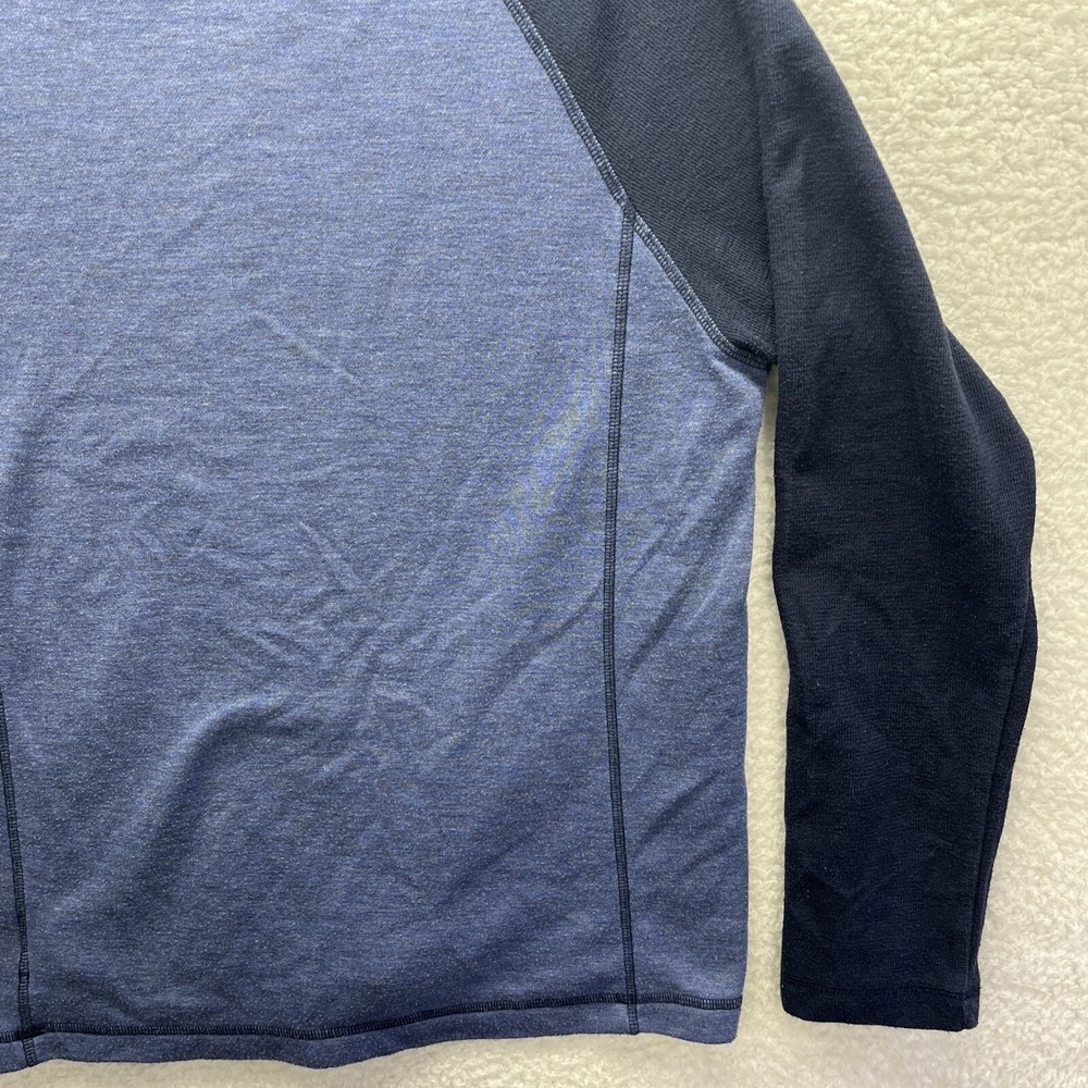 Tommy Bahama Shirt Mens Medium Blue Long Sleeve Crew Neck Pullover Polyester - Picture 14 of 16